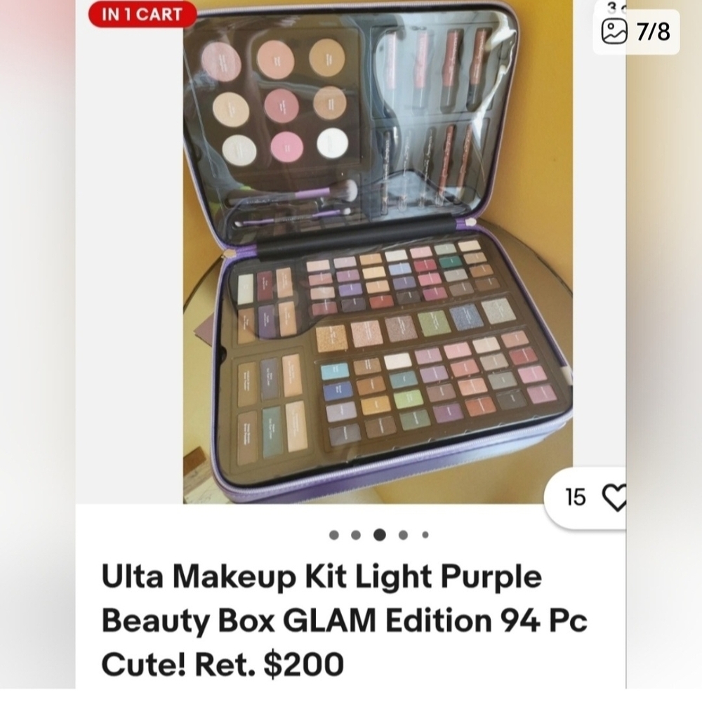 Ulta Beauty Glam Eyeshadow Palette - Vibrant Collection